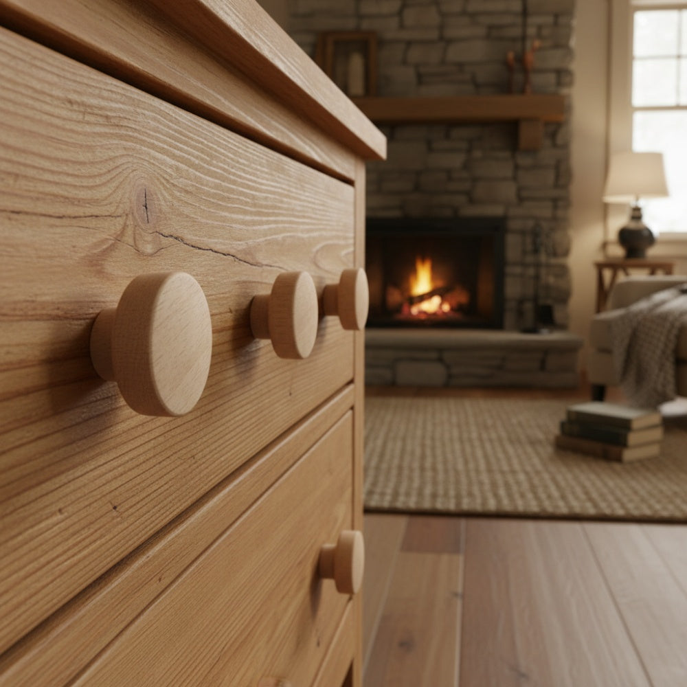 BECKETT Round Wood Knob